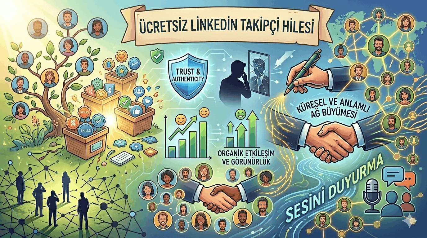 LinkedIn Takipçi Hilesi