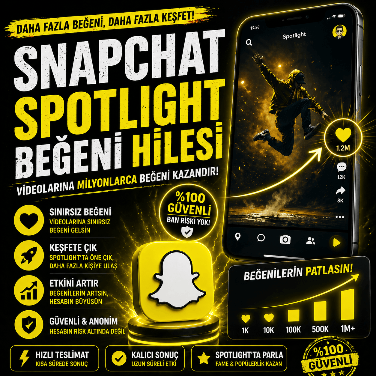 Snapchat begeni hilesi