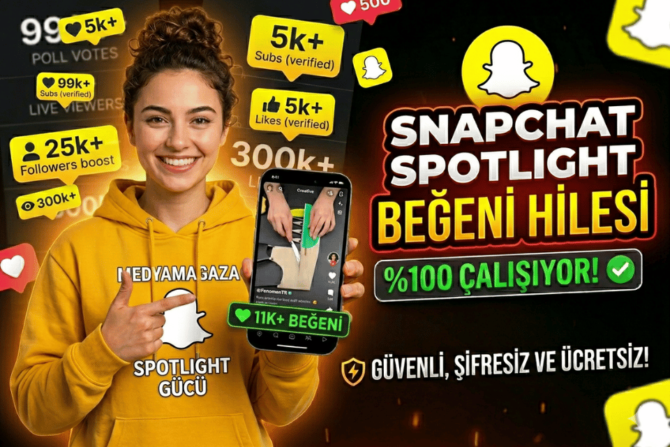 Snapchat Spotlight Beğeni Hilesi