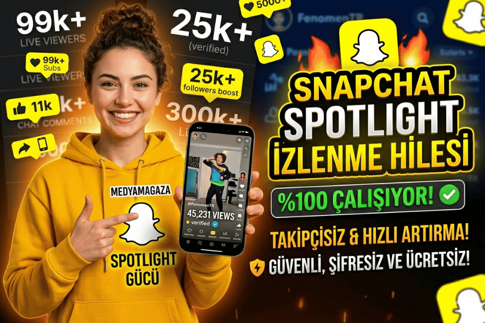 Snapchat Spotlight İzlenme Hilesi