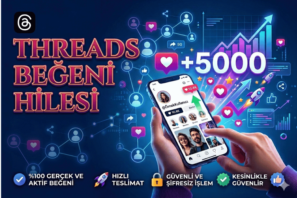 Threads Beğeni Hilesi - Ücretsiz ve Şifresiz