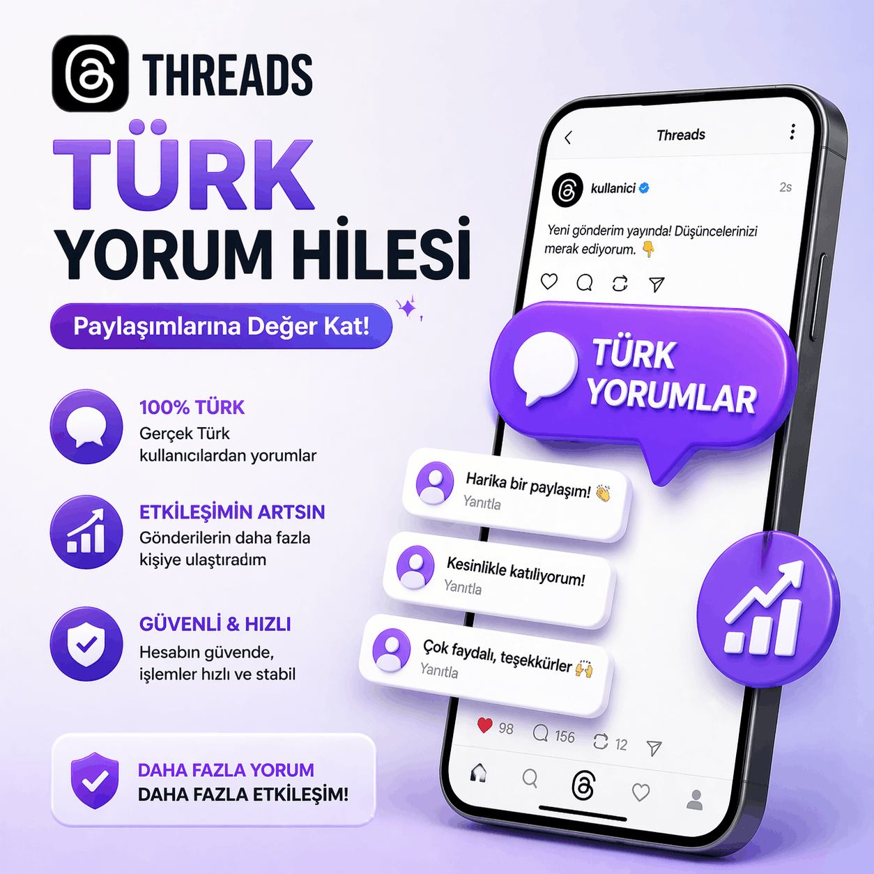 Türk threads yorum botu