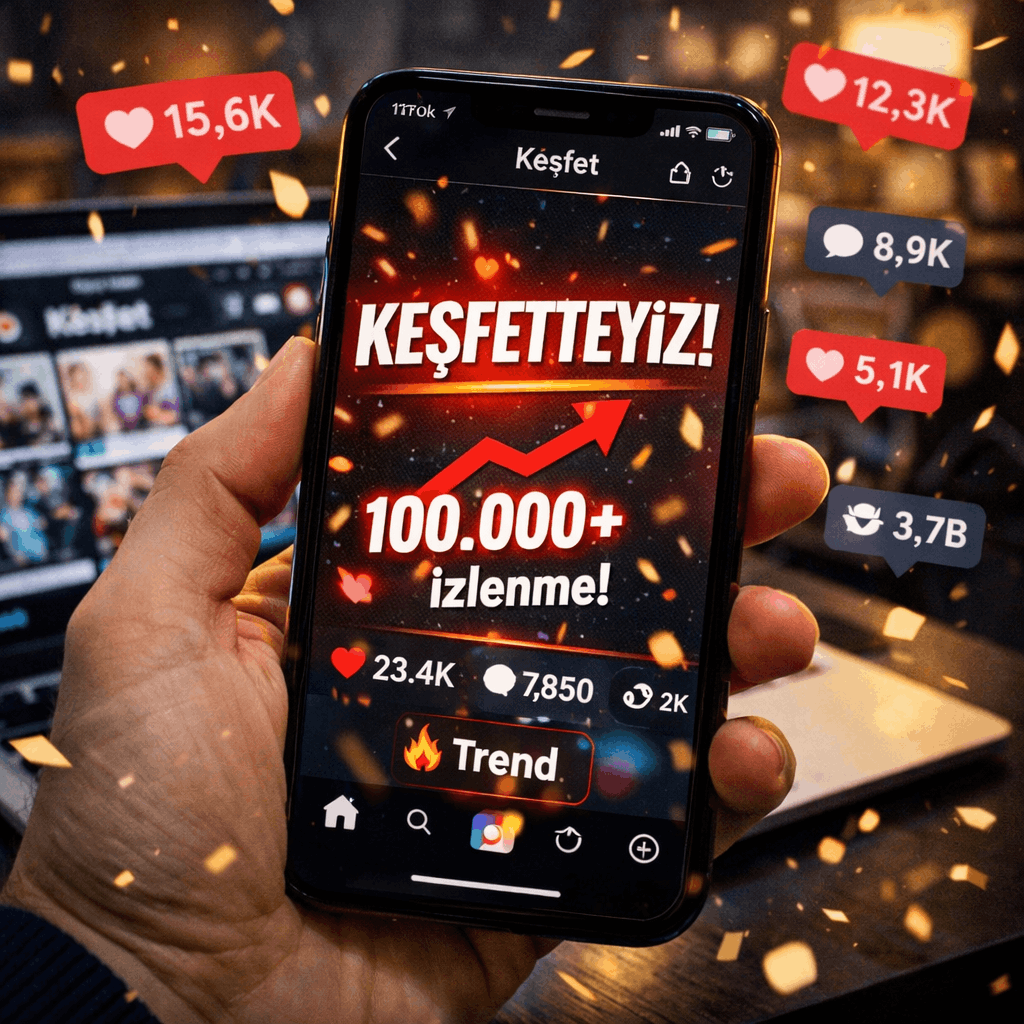 tiktok'ta keşfete düşüren hizmet