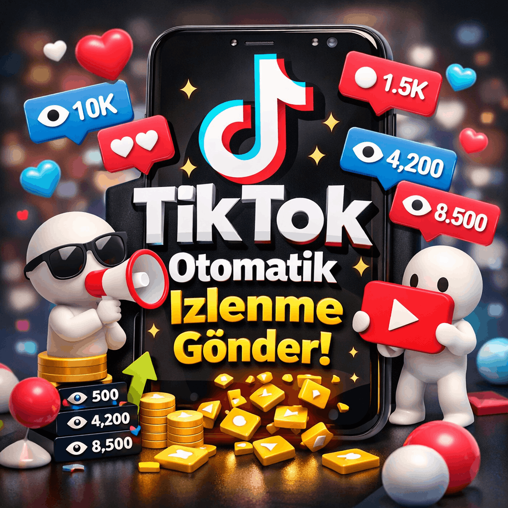 Tiktok otomatik video izlenme satın al