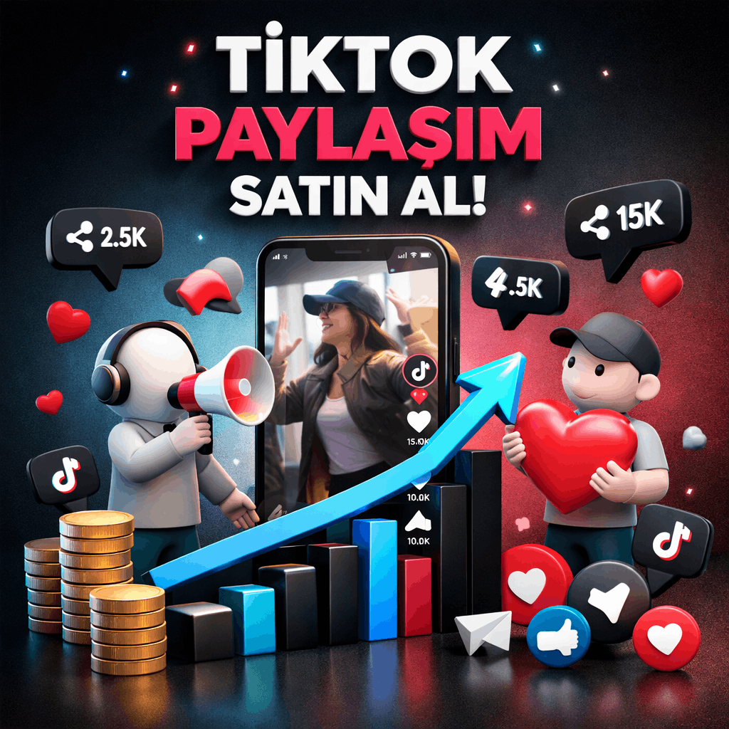 tiktok paylaşım sayısı arttırma