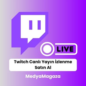 Twitch canlı yayın izleyici satın alma hizmeti