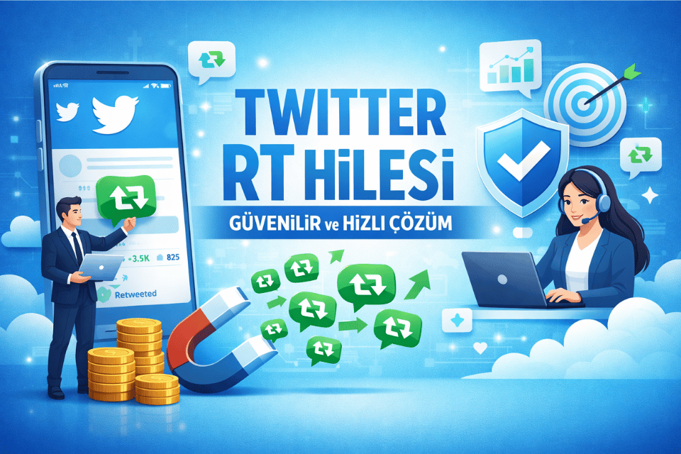 Twitter Retweet Hilesi - Ücretsiz ve Şifresiz RT